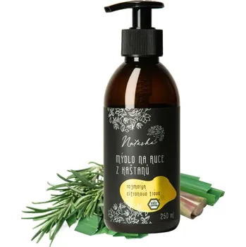 Mýdlo Natasha MÝDLO NA RUCE ROZMARÝN A CITRONOVÁ TRÁVA 250ML