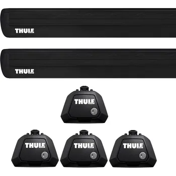 Příčník na automobil Thule Střešní nosiče Land Rover Discovery II (1998 - 2004) - WingBar EVO Černé tyče