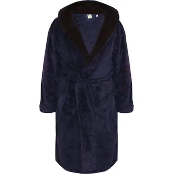 Pánský župan Mikroplyšový hebký župan s kapucí - v nadměrné velikosti 3348