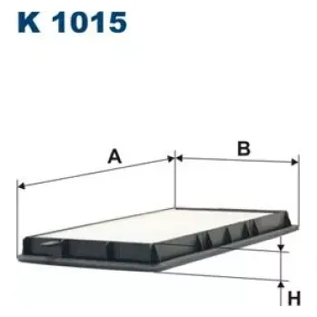 Kabinový filtr FILTRON Kabinový filtr K 1015