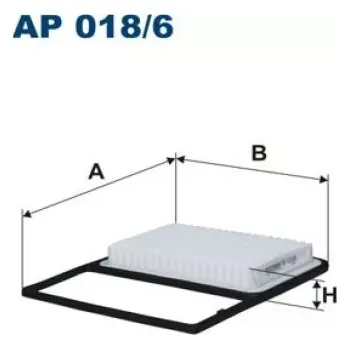 Vzduchový filtr FILTRON Vzduchový filtr AP 018/6