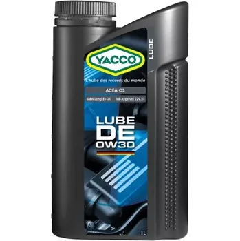 Motorový olej YACCO LUBE DE 0W30 1L