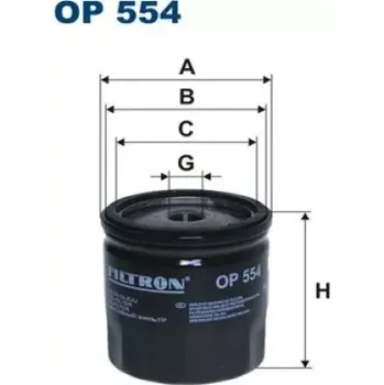 Auto-moto FILTRON Olejový filtr OP 554