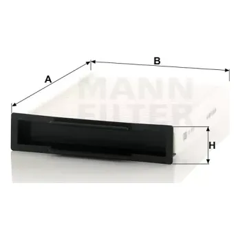 Kabinový filtr MANN FILTER Kabinový filtr CU 2316