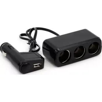 AMIO Roztrojka autozapalovače + USB SOC2