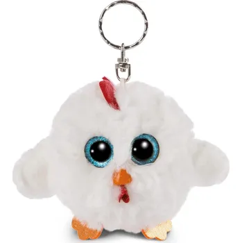 plyšák NICI Glubschis přívěsek na klíče Slepička Henlou 9cm