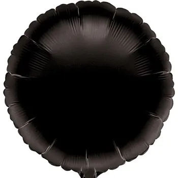 Balónek Amscan Balónek fóliový kruh Black