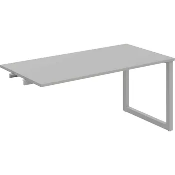 Kancelářský vozík HOBIS přídavný jednací stůl rovný - UJ O 1600 R, šedá + doprava zdarma