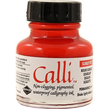 Daler Rowney Calli Kaligrafický tuš Scarlet 29,5 ml 1 ks