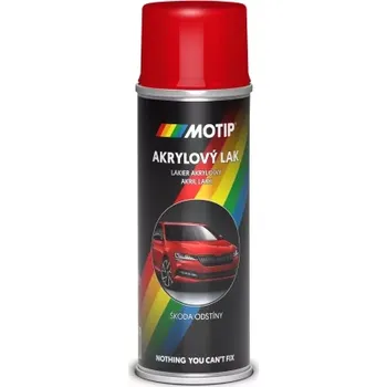Silikonový sprej MOTIP Škoda červená šípková 200ml
