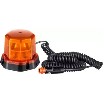 Maják AMIO výstražný maják HOR 84 na magnet, LED 12/24 V (přepínáním lze změnit několik režimů)