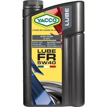 Motorový olej YACCO LUBE FR 5W-40 2L