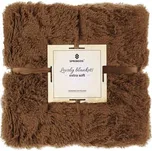 Dvouvrstvá deka 220x240 cm SPRINGOS LOTUS hnědá