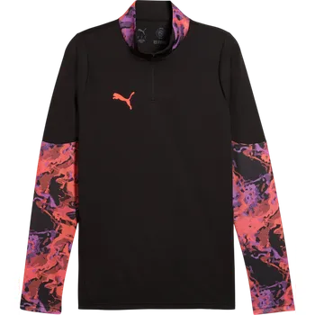 Pánské tričko Triko s dlouhým rukávem Puma individualCUP 1/4 Zip-Top 659895-07 Velikost M