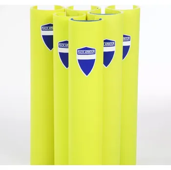 parkovací zábrana Žlutá plastová ochrana regálů pro stojiny regálů 88-100 mm Rack Armour sz-M - výška 60 cm