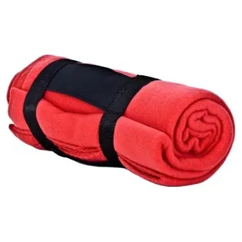 deka * Červená deka ACI zabalená v ruličke - velikost 130 x 160 cm