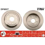 TRW Brzdový kotouč DF6027