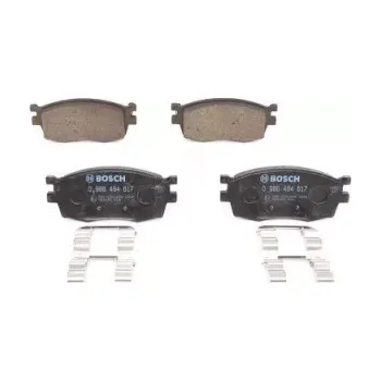 Brzdová destička BOSCH Sada brzdových doštiček 0 986 494 617