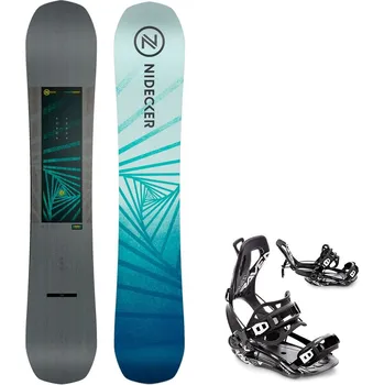 Snowboard Snowboard komplet Nidecker Merc + vázání Fastec FT360 black Velikost: 156 cm, Velikost vázání: M