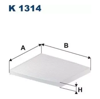 Filtr do auta FILTRON Kabinový filtr K 1314