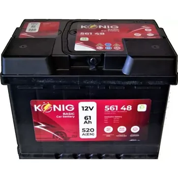 Autobaterie KÖNIG König Basic K56148 12V 61Ah 520A