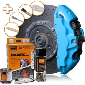 Autolak FOLIATEC DVOUSLOŽKOVÁ BARVA na brzdové třmeny MODRÁ SKY BLUE (SADA K APLIKACI)