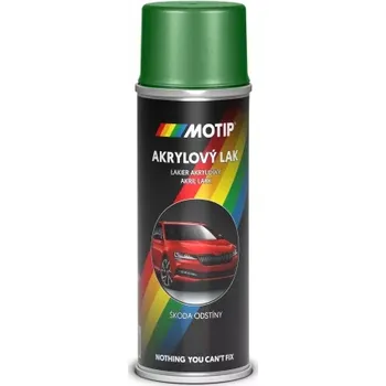 Silikonový sprej MOTIP Škoda zelená pacifická metalíza 200ml