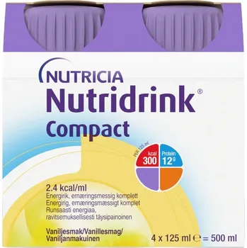 Nutridrink Compact vanilka 4x 125 ml