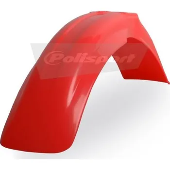 POLISPORT Přední blatník červený Honda HONDA CR 500 R 1990-2001