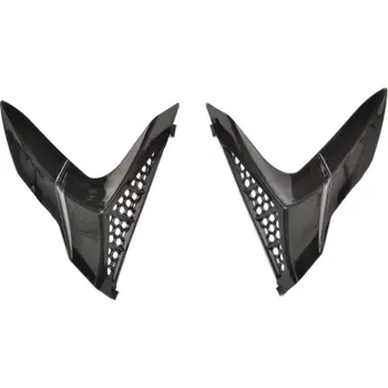 Helma na motorku zadní kryty ventilace přilby X1.9 a X1.9D, ZED (černé, pár)