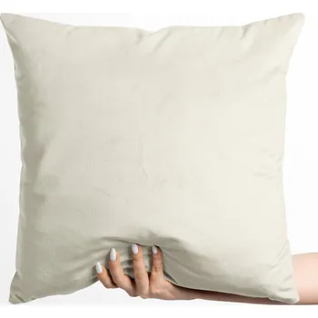 Povlak na polštářek Sametový povlak na polštář Velvet Brick SVB-203 Smetanový 50 x 50 cm