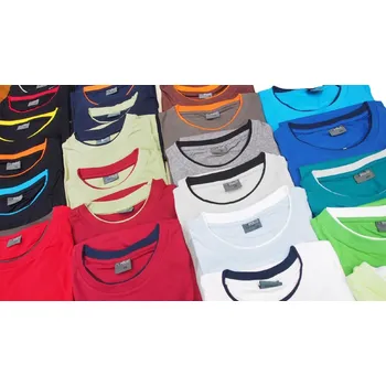 Tričko lemované s krátkým rukávem - v nadměrné velikosti 0180