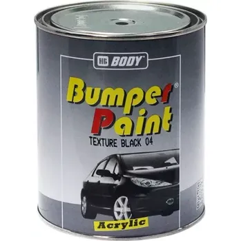 Autolak HB BODY Bumper Texture - texturovaná barva na plasty černá 1L
