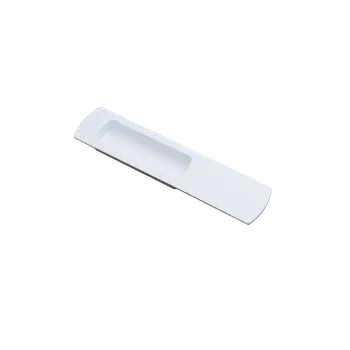 Vchodové dveře Siegenia Mušle HS Portál Si-line dlouhá RAL 9003 bílá