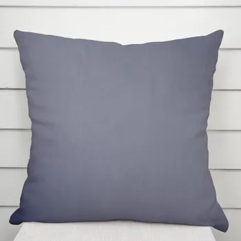 Povlak na dekorativní polštářek Bavlněný saténový povlak na polštář ST-003 Modrošedý 50 x 50 cm