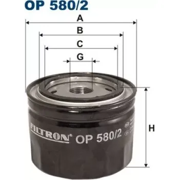 Olejový filtr FILTRON Olejový filtr OP 580/2