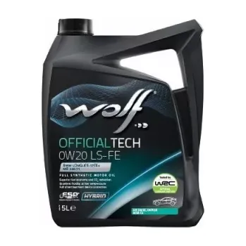 Motorový olej WOLF OFFICIALTECH 0W-20 LS FE 5L