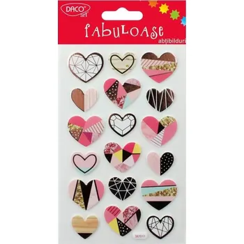 samolepka Samolepky 3D Srdce