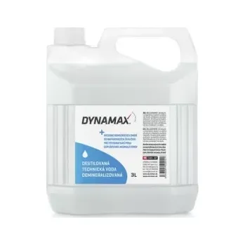 Destilovaná voda DYNAMAX DEMINERALIZOVANÁ TECHNICKÁ VODA 3L