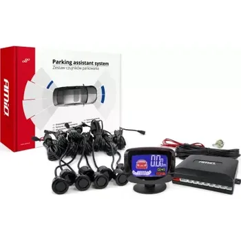 Parkovací asistent AMIO asistenty parkování LED-GRAF 8 senzorové černé GOLD 18