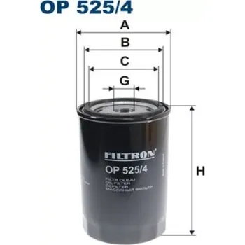 Olejový filtr FILTRON Olejový filtr OP 525/4