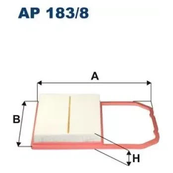 Filtr do auta FILTRON Vzduchový filtr AP 183/8