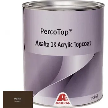 barva na kov Akrylátová 1K barva Axalta RAL 8028 5°lesku stupeň lesku Lesk