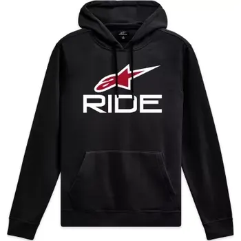 Pánská mikina mikina RIDE 4.0, ALPINESTARS (černá/bílá/červená, vel. XL)
