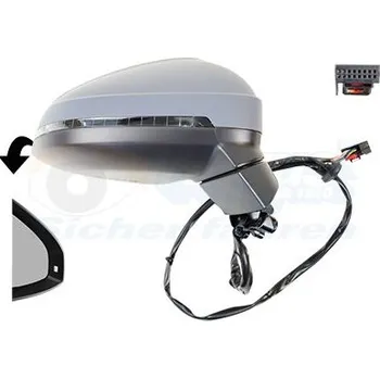 Auto zrcátko Vnější zpětné zrcátko VAN WEZEL 0346806