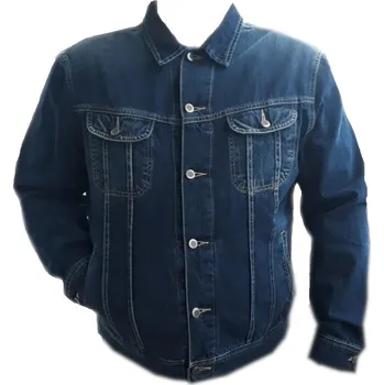 Pánská bunda Džínová bunda v nadměrné velikosti 3361 Modrá 5XL