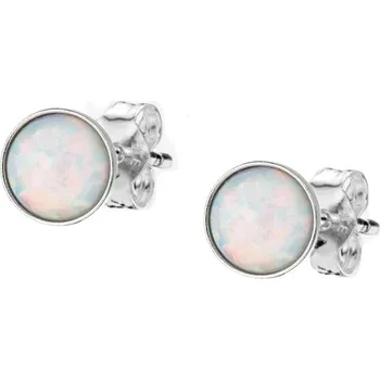 Náušnice NUBIS® Stříbrné opálové náušnice - NBP36-OP17