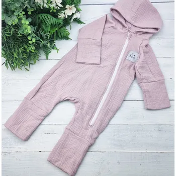 Kojenecký overall Kulišárny Mušelínový rostoucí overal POWDER VELIKOST: 80