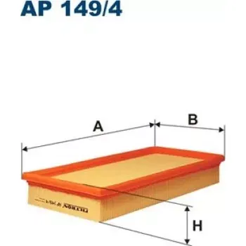 Vzduchový filtr FILTRON Vzduchový filtr AP 149/4