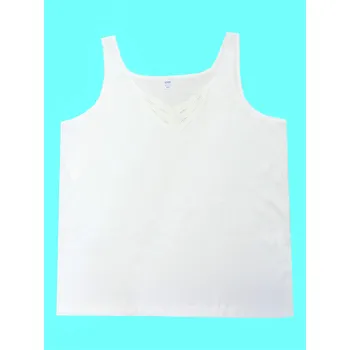 Dámská košile Dámská spodní bavlněná košilka (široká ramínka) v nadměrné velikosti 1573